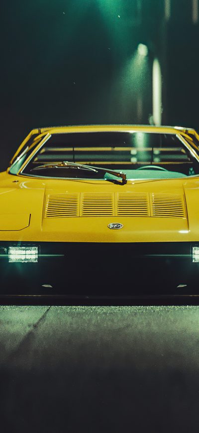 Fond d'écran iPhone Mazda Rx7 Yellow 5k