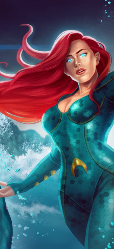 Fond d'écran Mera Fan Art sur iPhone
