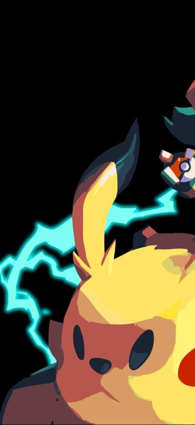 Fond d'écran iPhone Riding Pokemon 8k