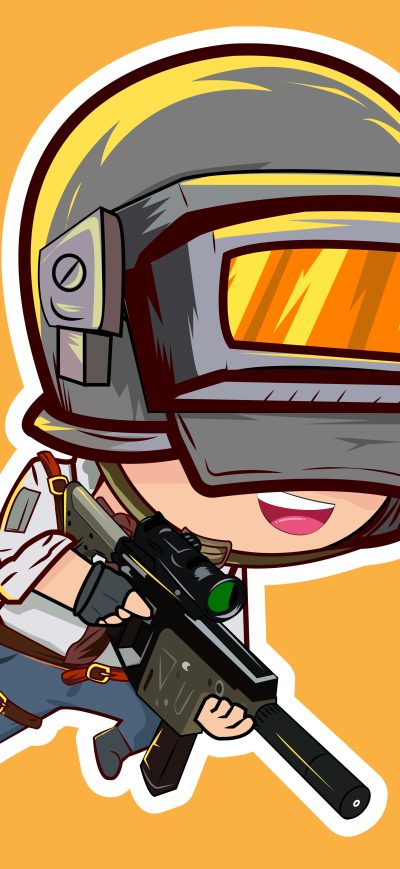 Fond d'écran iPhone Pubg Soldier Minimal 8k