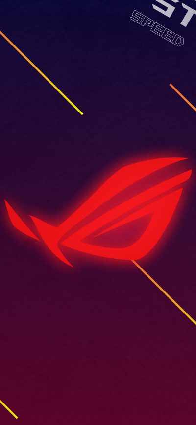 Fond d'écran iPhone Rog Asus Tech Logo 4k