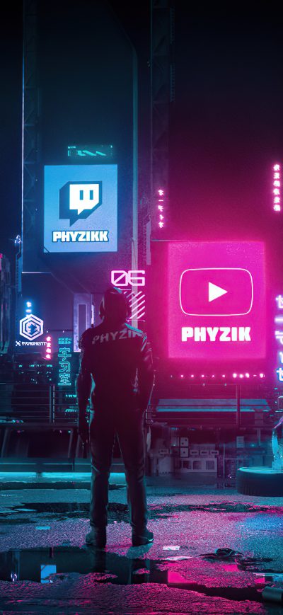 Fond d'écran Phyzik Corp 5k sur iPhone
