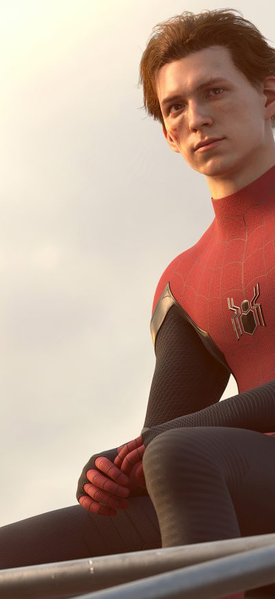 Fond d'écran iPhone Spiderman Far From Home Fanart