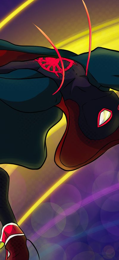 Fond d'écran iPhone Into The Spider Verse 4k