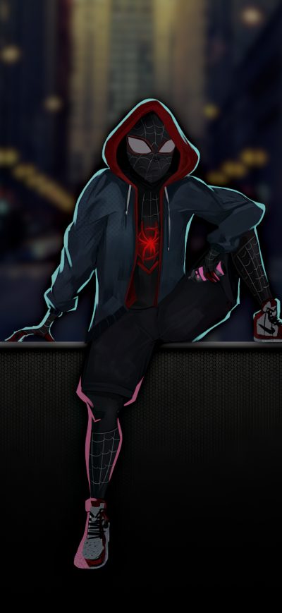 Fond d'écran iPhone Spiderman Into The Spiderverse 2020 4k