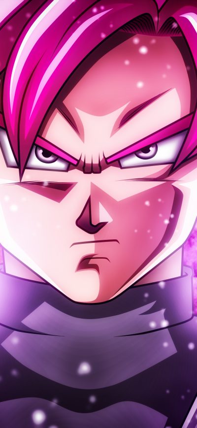 Fond d'écran iPhone Super Saiyan Rose Bg 5k