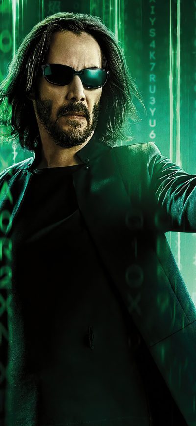 Fond d'écran iPhone The Matrix Resurrections Official