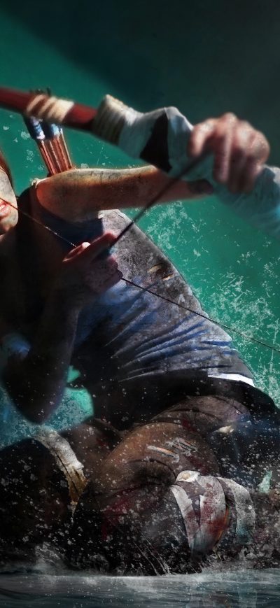 Fond d'écran iPhone Tomb Raider Cosplay 4k