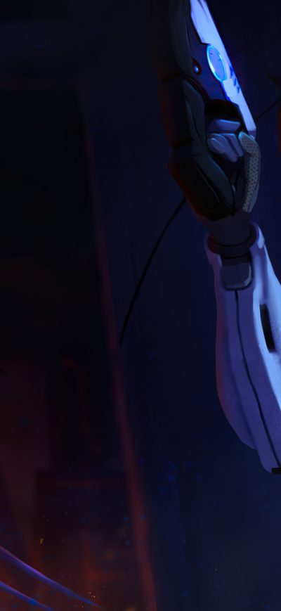 Fond d'écran iPhone Tracer Overwatch Vs Preadtor Fanart