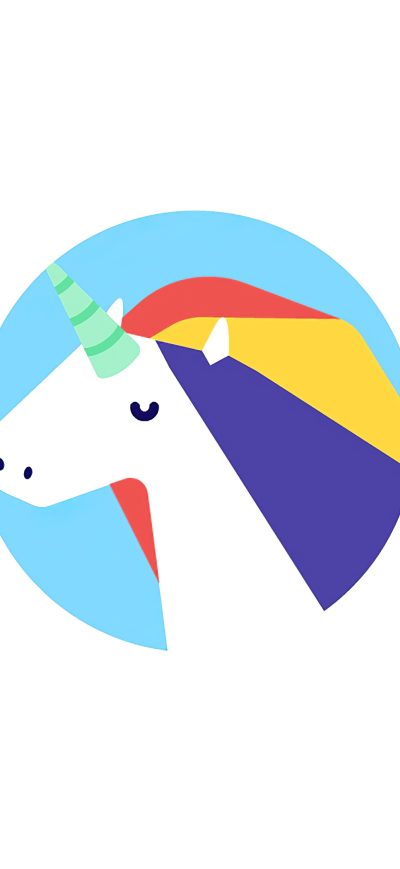 Fond d'écran iPhone Unicorn Minimal 4k