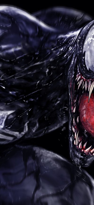 Fond d'écran iPhone Venom Marvel Art 4k