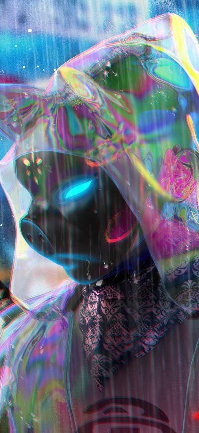 Fond d'écran iPhone Pig Face Scifi Soldier 4k