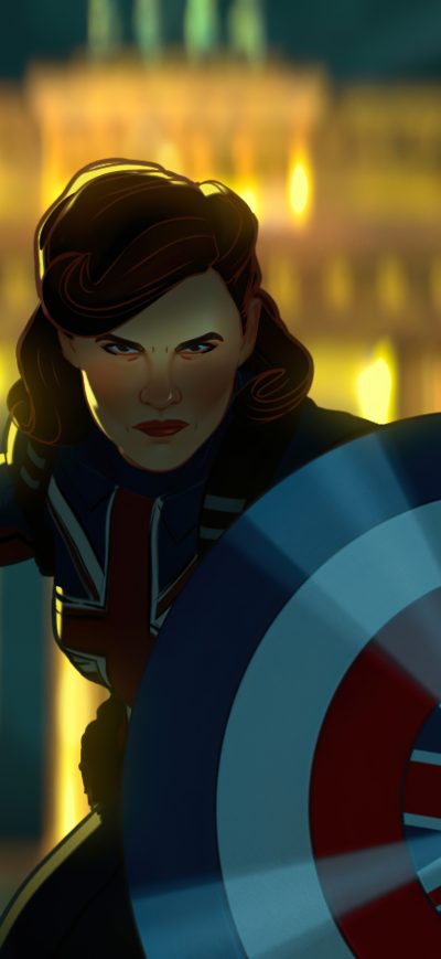 Fond d'écran iPhone Peggy Carter As Captain America In What If Tv Series