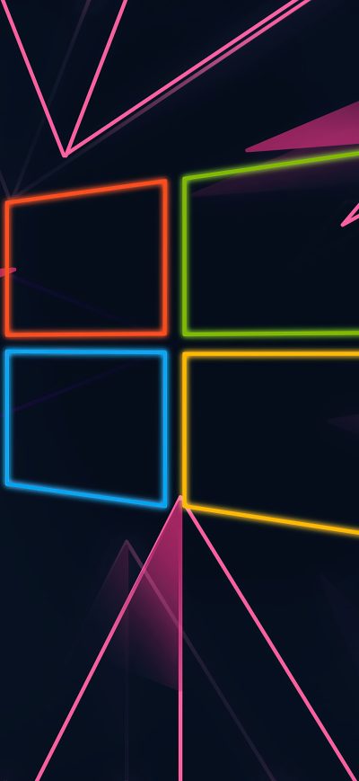Fond d'écran iPhone Windows Logo Shards 4k