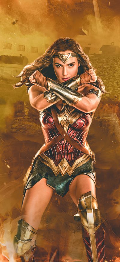 Fond d'écran iPhone Wonder Woman Justice League Synder Cut