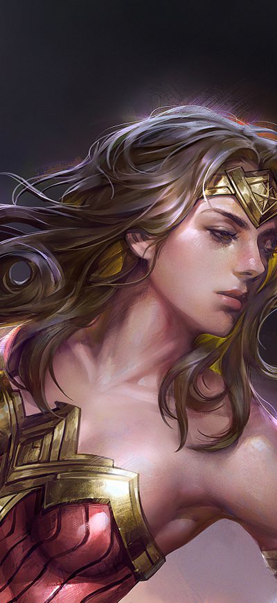 Fond d'écran iPhone Art Wonder Woman4k