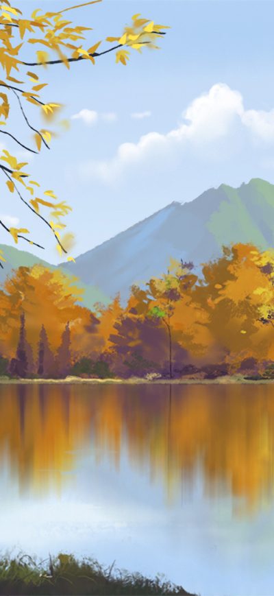 Fond d'écran iPhone Anime Lake