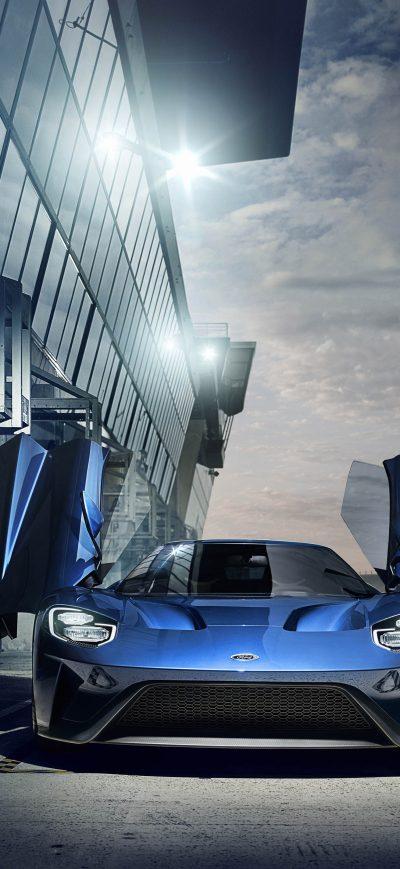 Fond d'écran iPhone Ford GT Doors Open Up