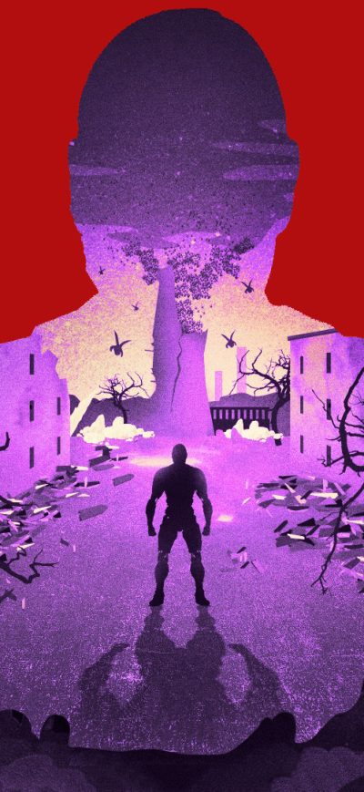 Fond d'écran iPhone Justice League Cyborg Artwork