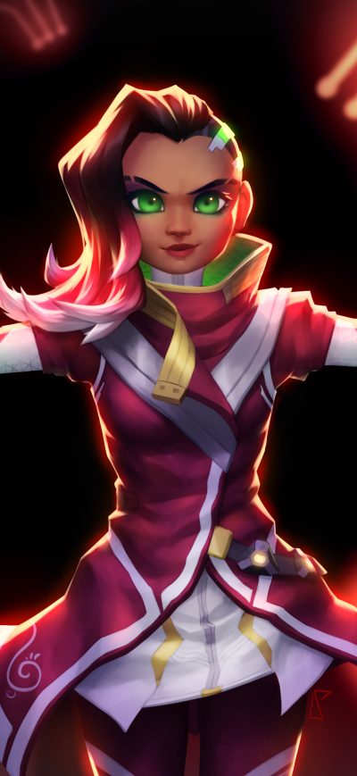 Fond d'écran iPhone Sombra Overwatch Artwork 2