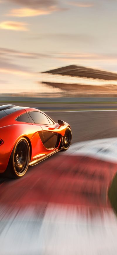 Fond d'écran iPhone Mclaren P1 On Track 8k