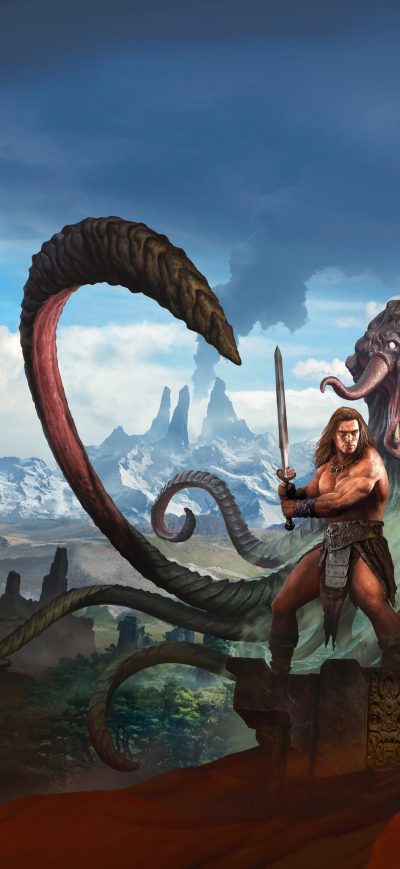 Fond d'écran iPhone Conan Exiles Key Art