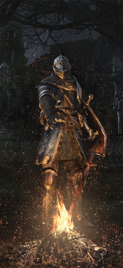 Fond d'écran iPhone Dark Souls Remastered Key Art 4k