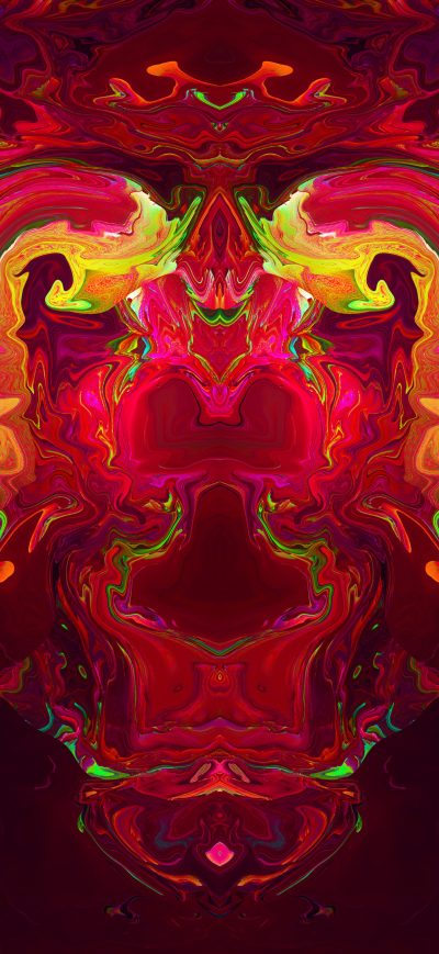 Fond d'écran iPhone Abstract Destuction Digital Art 4k
