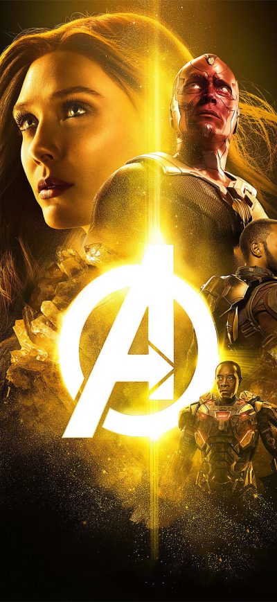 Fond d'écran iPhone Avengers Infinity War 2018 The Mind Stone Poster 4k