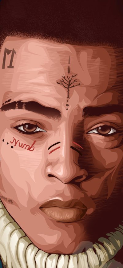Fond d'écran iPhone XXXTentacion Artwork