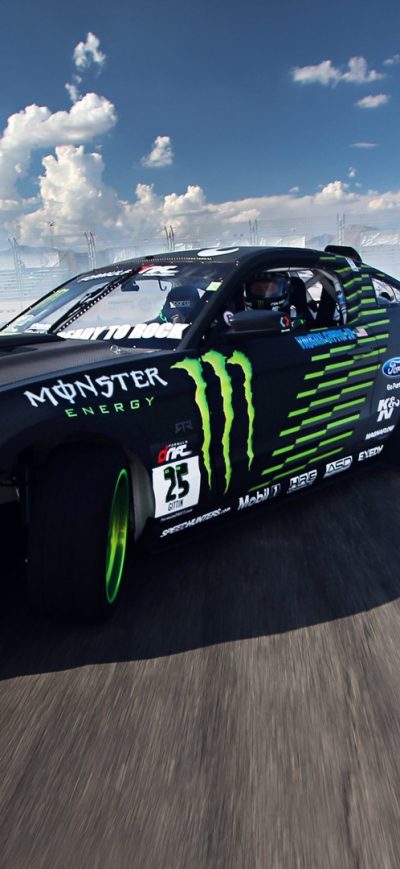 Fond d'écran iPhone Ford Mustang Monster Car Drift