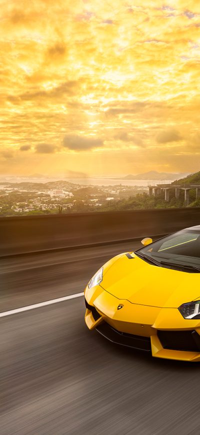 Fond d'écran iPhone Lamborghini Aventador 2016 1