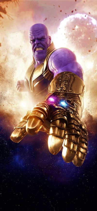 Fond d'écran iPhone Thanos In Avengers Infinity War Artwork 4k