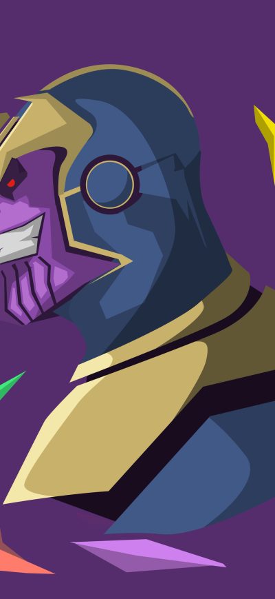 Fond d'écran iPhone Thanos 5k Minimalistic