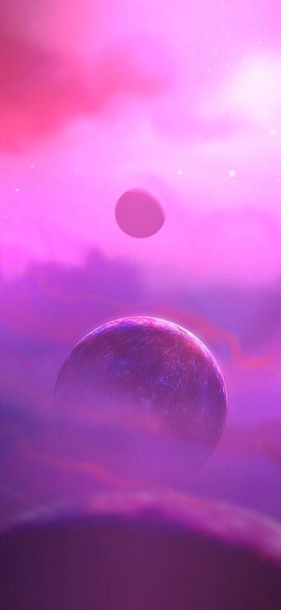 Fond d'écran Space Artwork sur iPhone