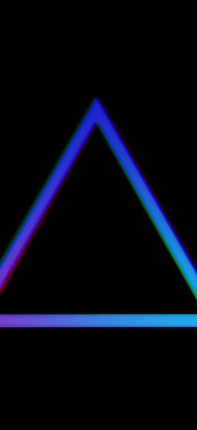 Fond d'écran iPhone Triangle Minimalist 4k