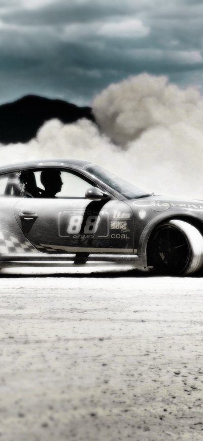 Fond d'écran iPhone Porsche 911 GT3 Drift