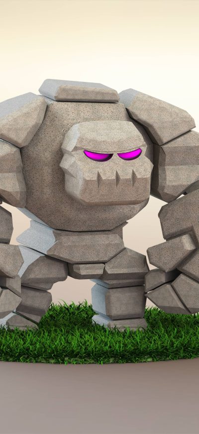 Fond d'écran iPhone Clash Of Clans Golem 3d