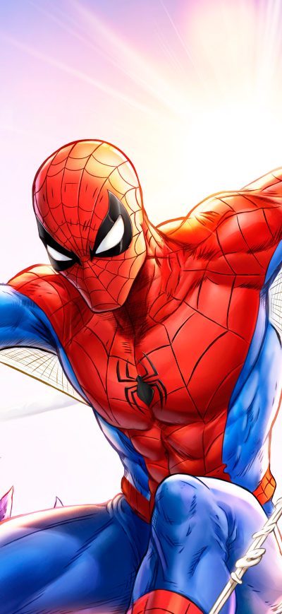 Fond d'écran iPhone 5k Spiderman 2018