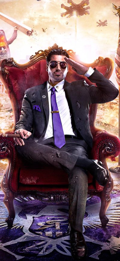 Fond d'écran Saint Row Artwork sur iPhone