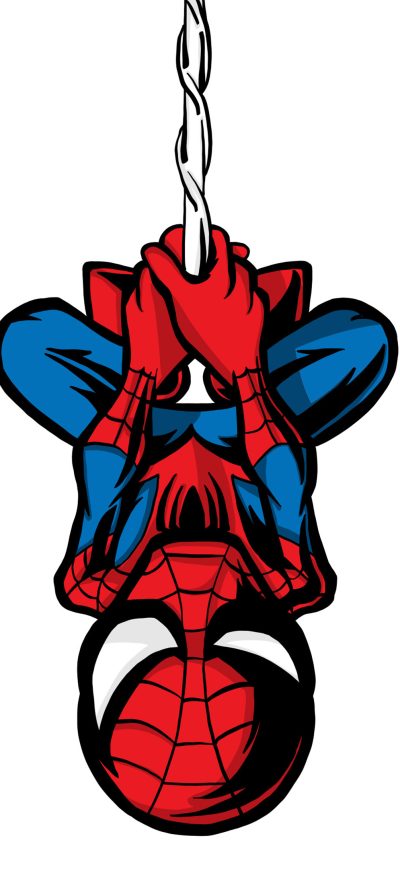 Fond d'écran iPhone Spiderman Illustration Minimalist 4k