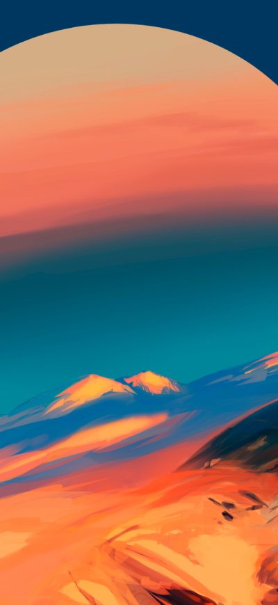 Fond d'écran iPhone Scifi Desert Planet Digital Art