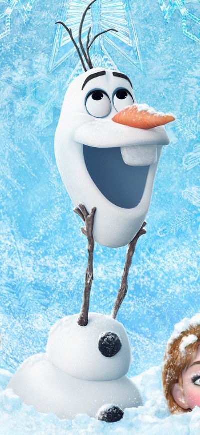 Fond d'écran Frozen sur iPhone