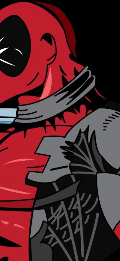 Fond d'écran iPhone Deadpool Marvel Art