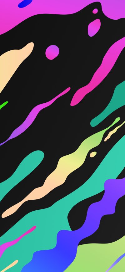 Fond d'écran iPhone Colorful Color Splashes Abstract 8k