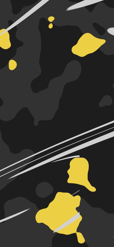 Fond d'écran iPhone Yellow Color Splash Black Abstract 8k