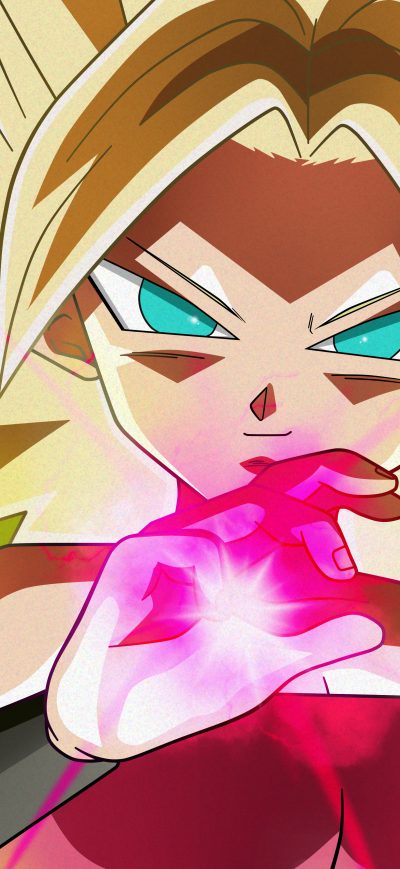 Fond d'écran iPhone Caulifla Poster Dragon Ball Z 5k