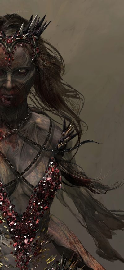 Fond d'écran iPhone Army Of The Dead Alpha Queen 5k