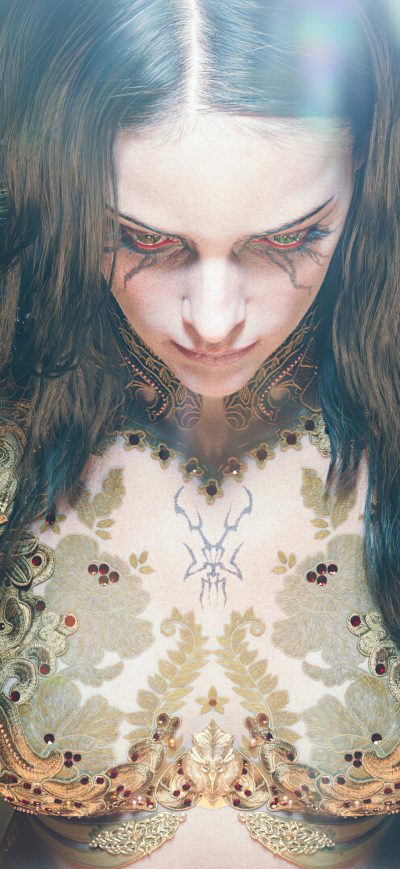 Fond d'écran Necro Mancer Girl 4k sur iPhone