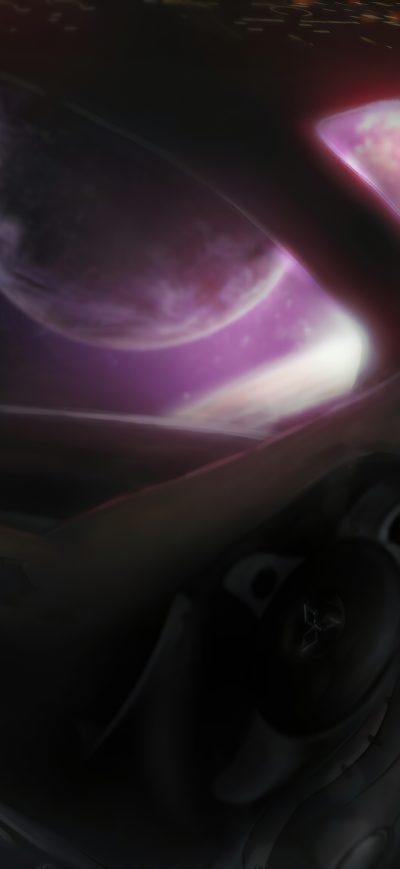 Fond d'écran iPhone Estri In Space Car